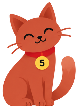 Rusty, digit five